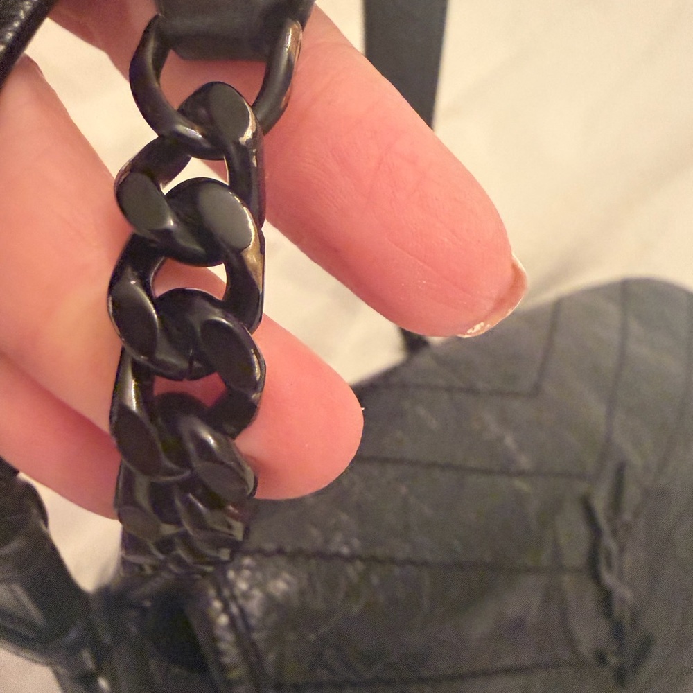 Saint Laurent Black Leather Niki Belt/Crossbody/Sling/ShoulderBag - Picture 6 of 12